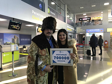 Международный аэропорт Воронеж принял сегодня 700-тысячного пассажира!